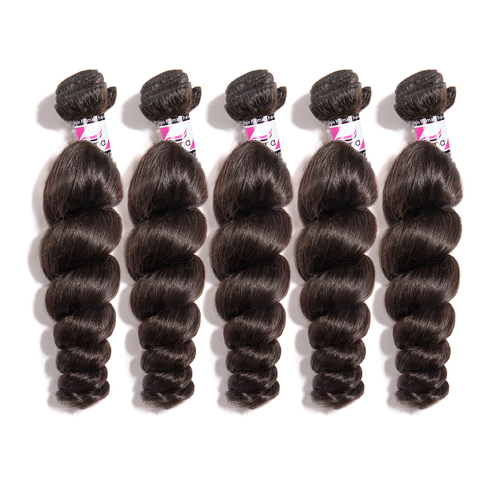 Virgin Hair  5 Bundles Deal Loose Wave Bundles